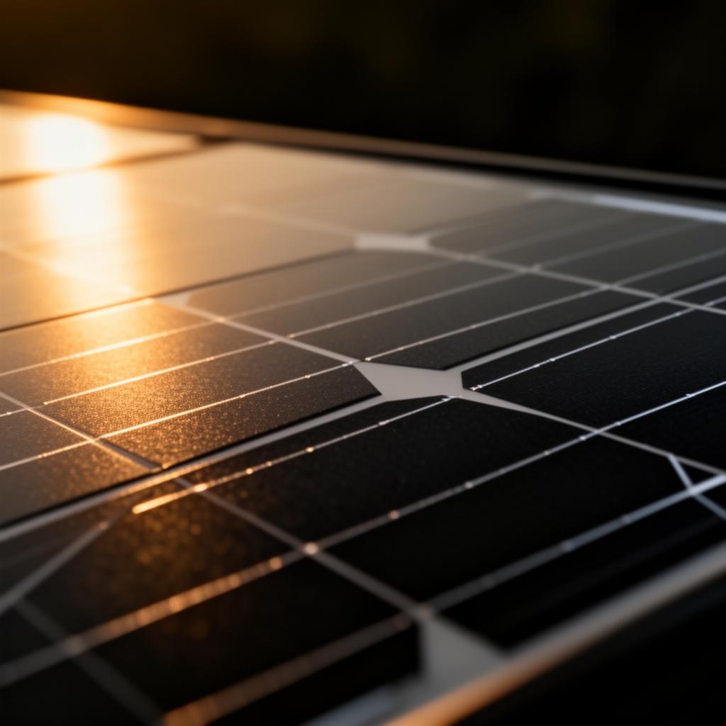 Premium monocrystalline solar panel